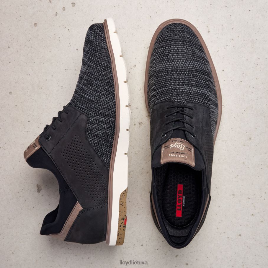 LLOYD kentas (xtrawide) vyrų avalynė pilka VF40PZ396