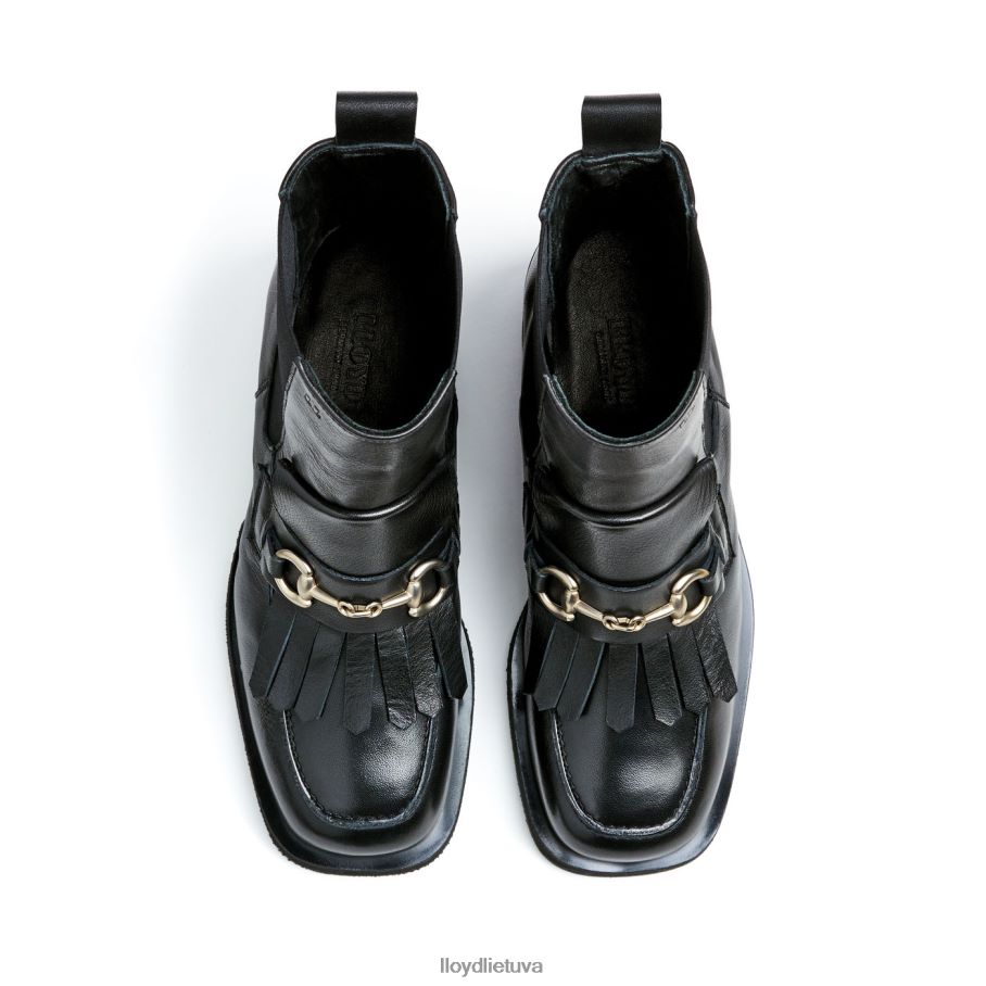 LLOYD klasikiniai kulkšnies batai moterys avalynė juodas VF40PZ960