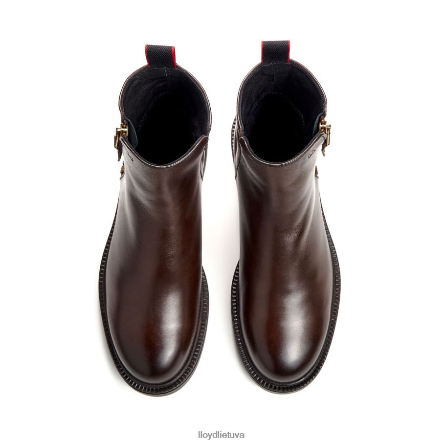 LLOYD klasikiniai kulkšnies batai moterys avalynė rudas VF40PZ876