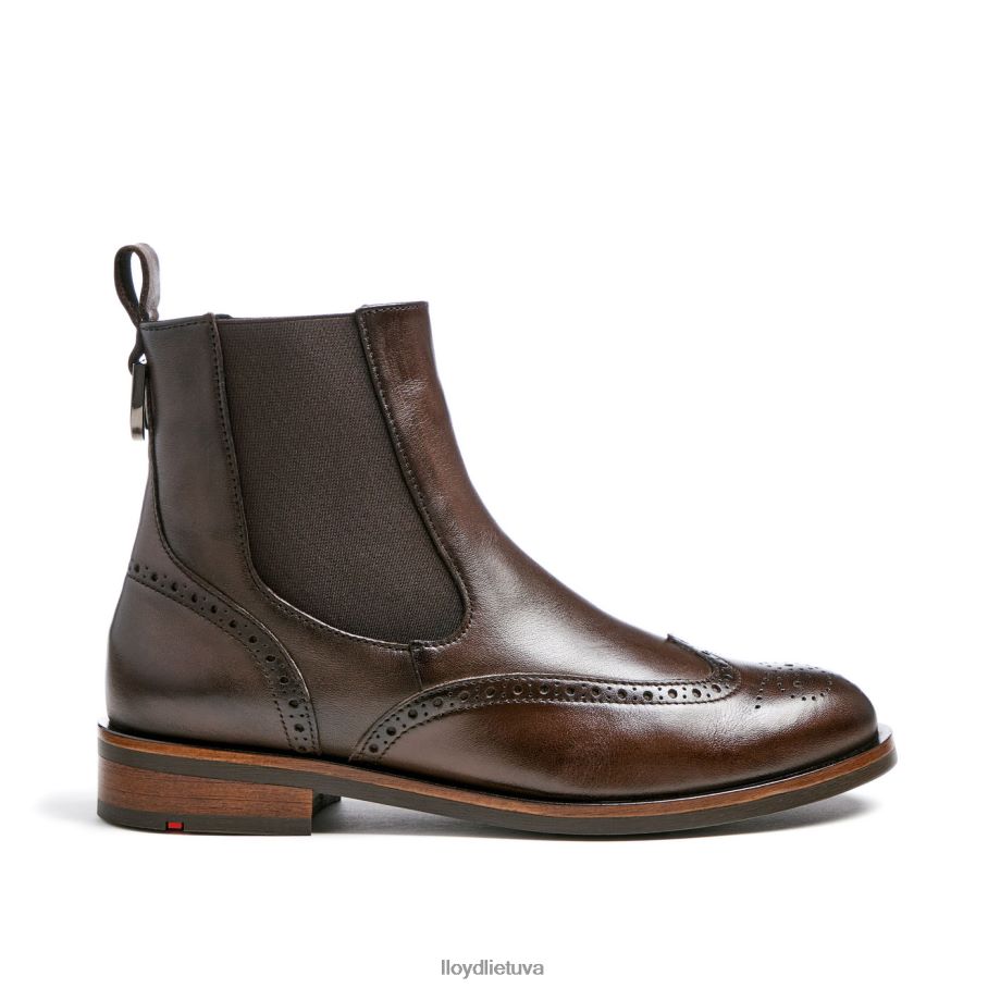 LLOYD klasikiniai kulkšnies batai moterys avalynė rudas VF40PZ905