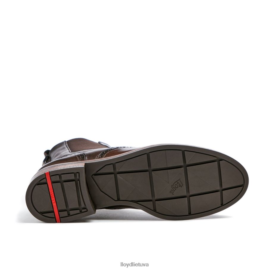 LLOYD klasikiniai kulkšnies batai moterys avalynė rudas VF40PZ905