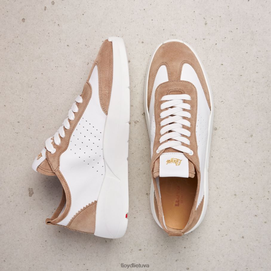 LLOYD kokybiški žemi sportbačiai moterys avalynė smėlio spalvos VF40PZ1353