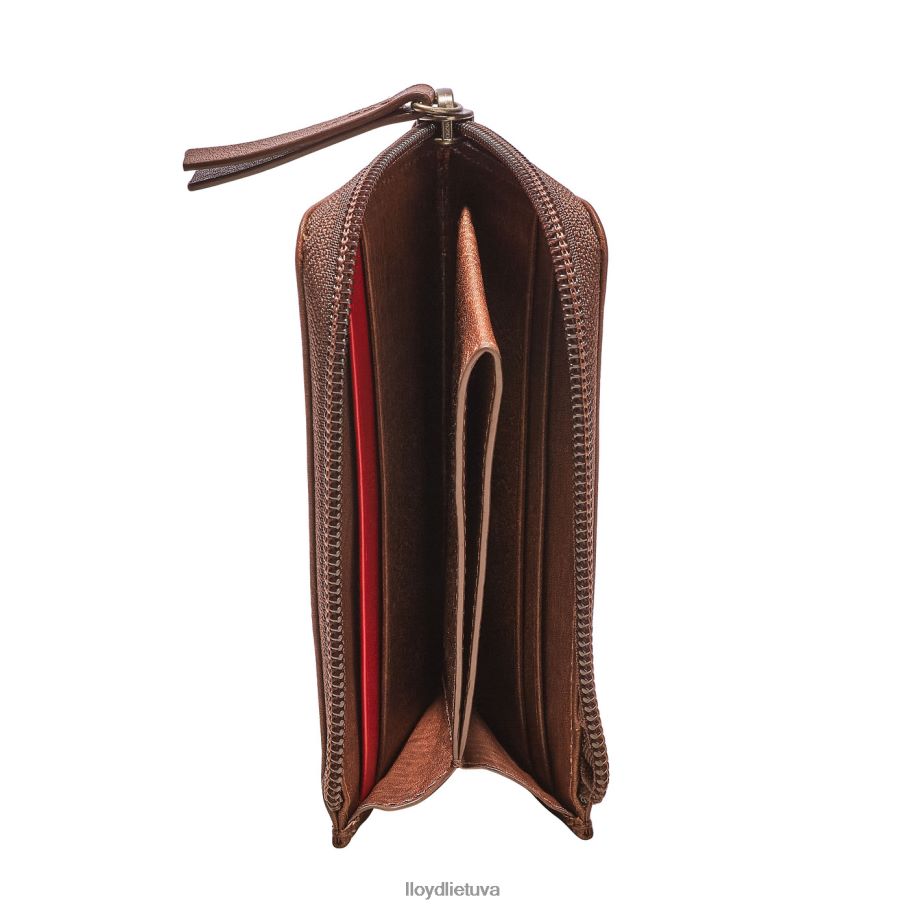 LLOYD kortelės turėtojas vyrų priedai rudas VF40PZ660