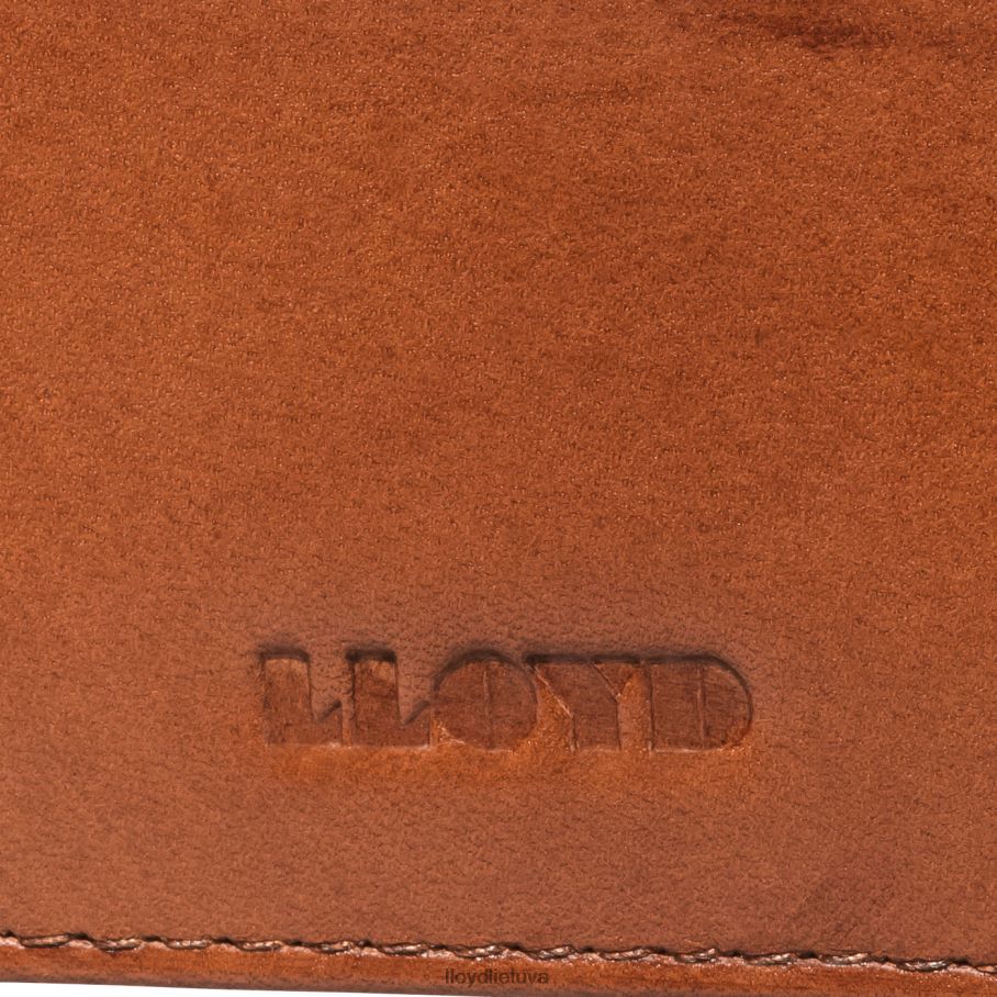 LLOYD kreditinės kortelės dėklas vyrų priedai rudas VF40PZ661