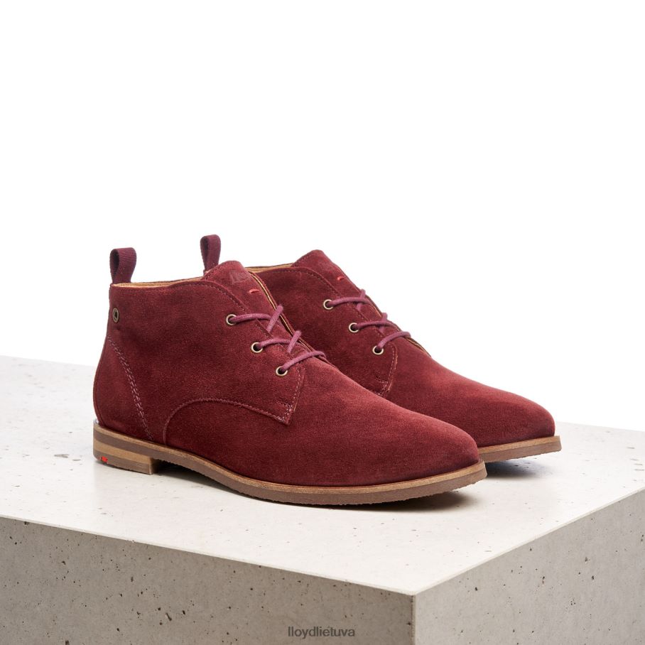 LLOYD kvėpuojantys kulkšnies batai moterys avalynė raudona VF40PZ972