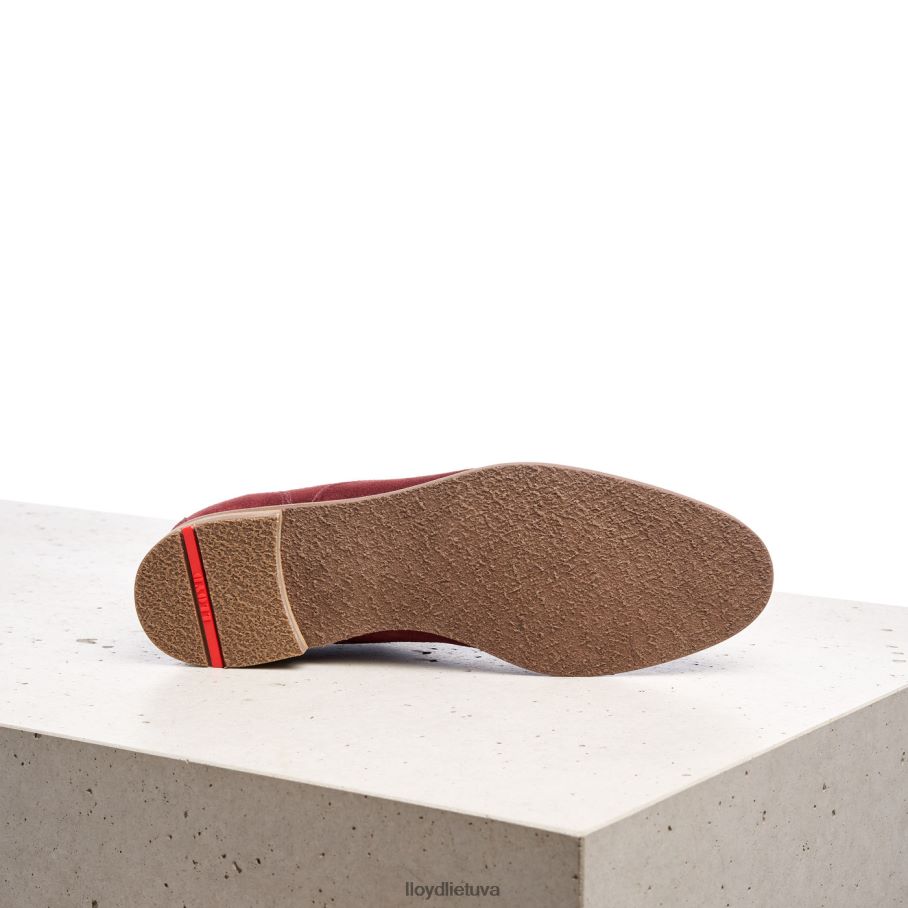 LLOYD kvėpuojantys kulkšnies batai moterys avalynė raudona VF40PZ972