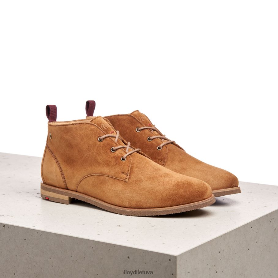 LLOYD kvėpuojantys kulkšnies batai moterys avalynė rudas VF40PZ874