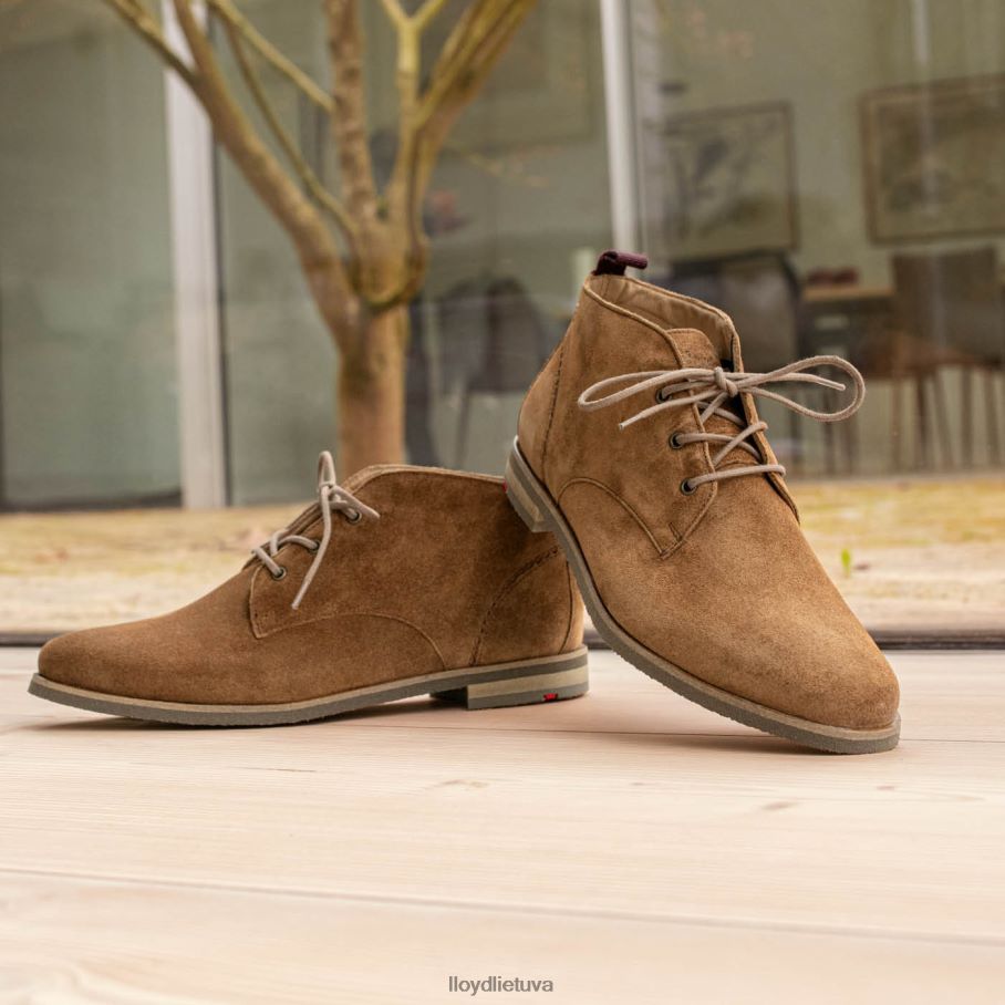 LLOYD kvėpuojantys kulkšnies batai moterys avalynė rudas VF40PZ874