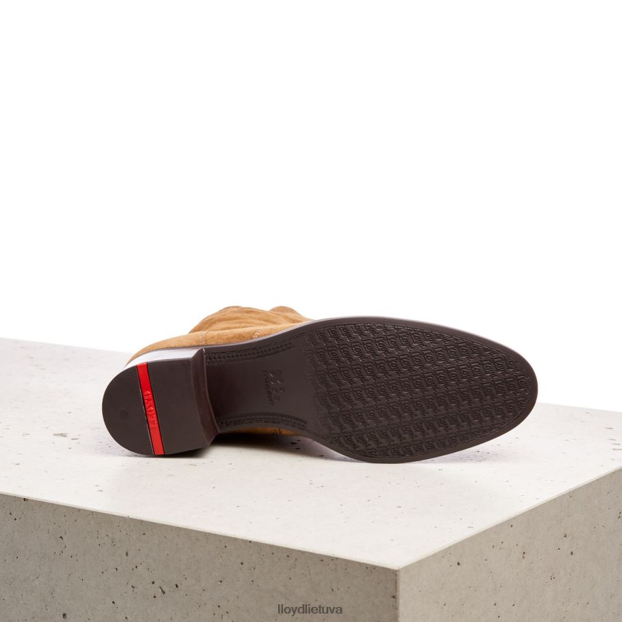 LLOYD kvėpuojantys kulkšnies batai moterys avalynė rudas VF40PZ962