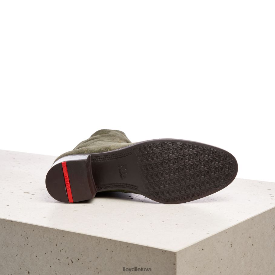 LLOYD kvėpuojantys kulkšnies batai moterys avalynė žalias VF40PZ992