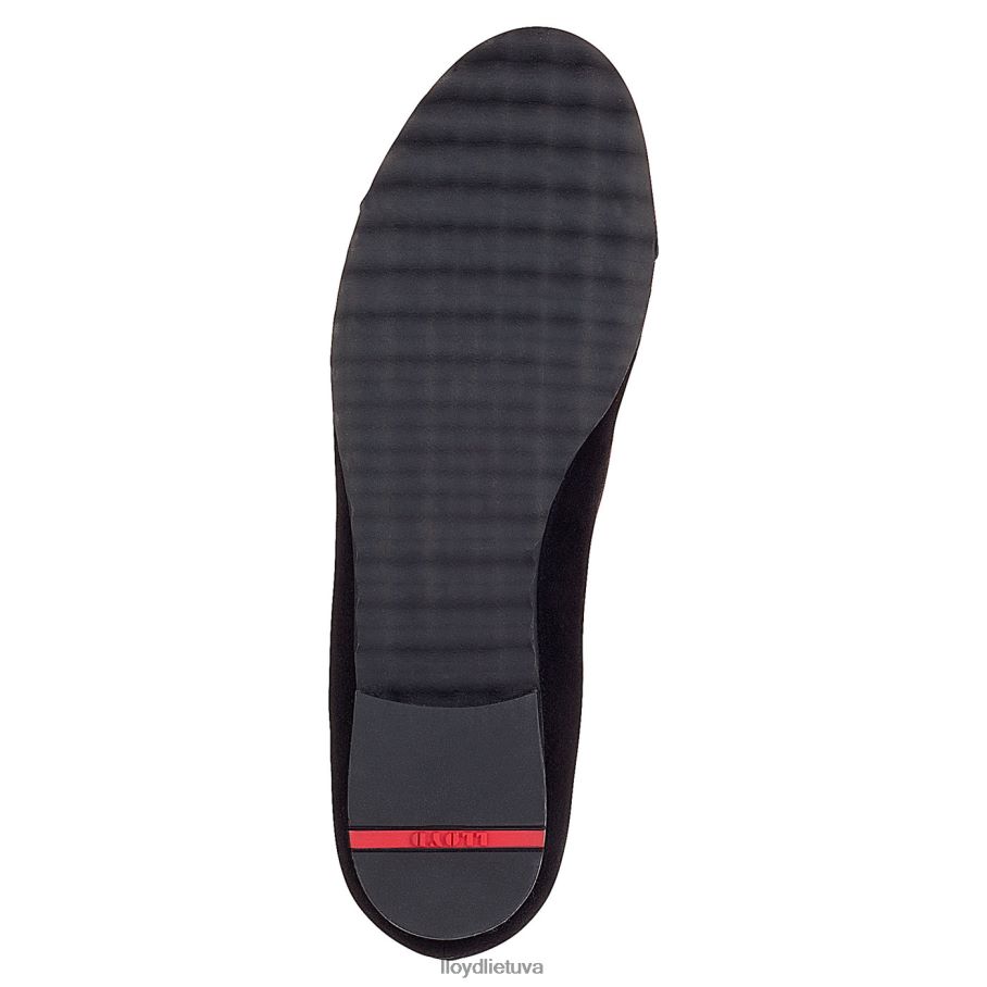 LLOYD lakuotos odos balerina moterys avalynė juodas VF40PZ1171