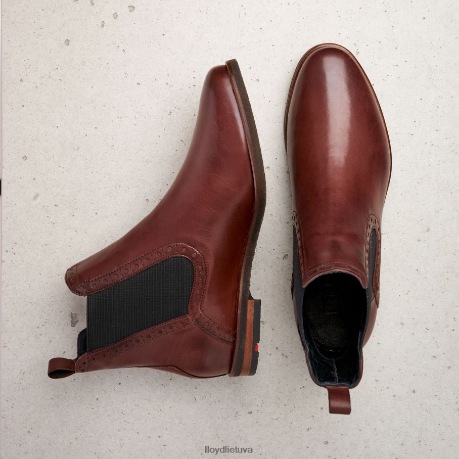 LLOYD lengvai paslysti į kulkšnies batus moterys avalynė rudas VF40PZ1004