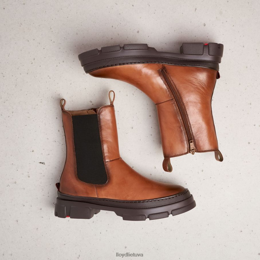 LLOYD lengvai paslysti į kulkšnies batus moterys avalynė rudas VF40PZ987