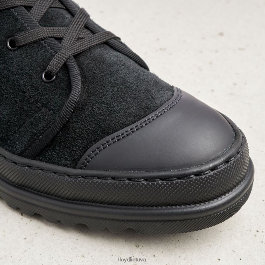 LLOYD lengvi odiniai kulkšnies batai moterys avalynė juodas VF40PZ927