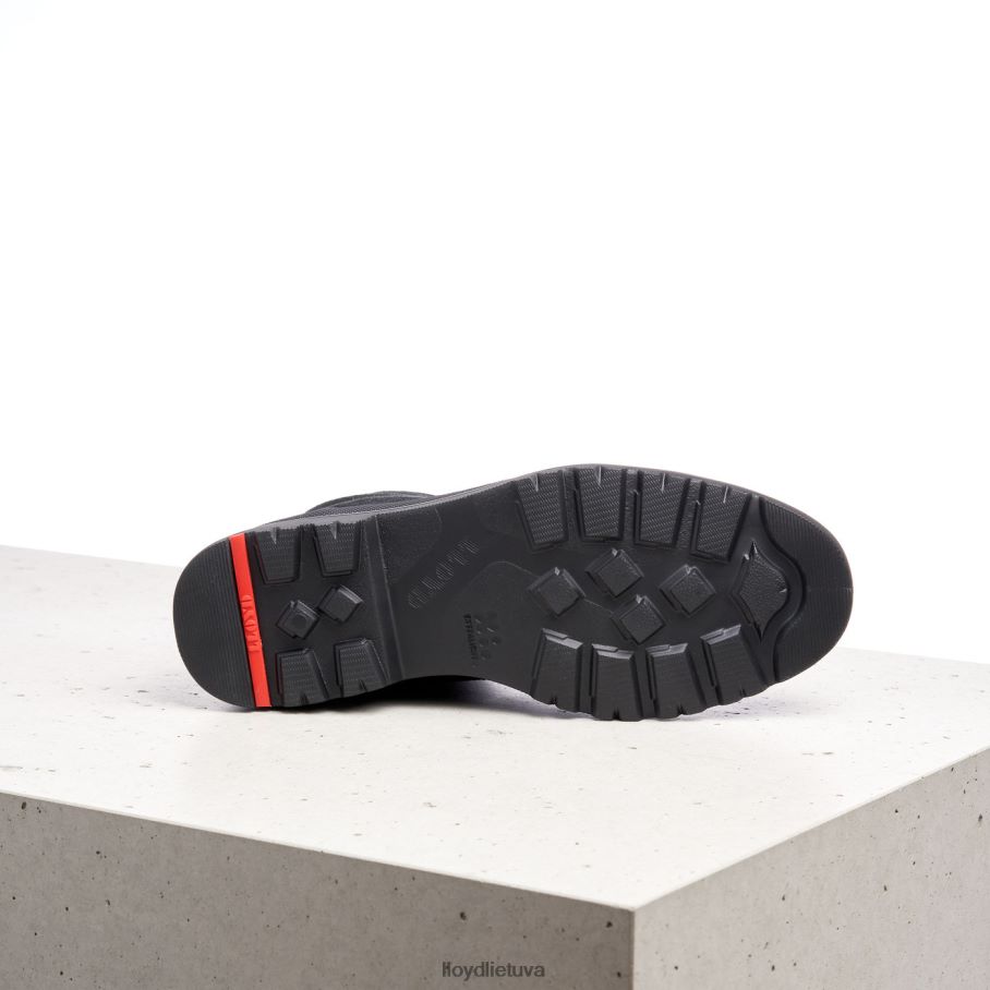 LLOYD lengvi odiniai kulkšnies batai moterys avalynė juodas VF40PZ927