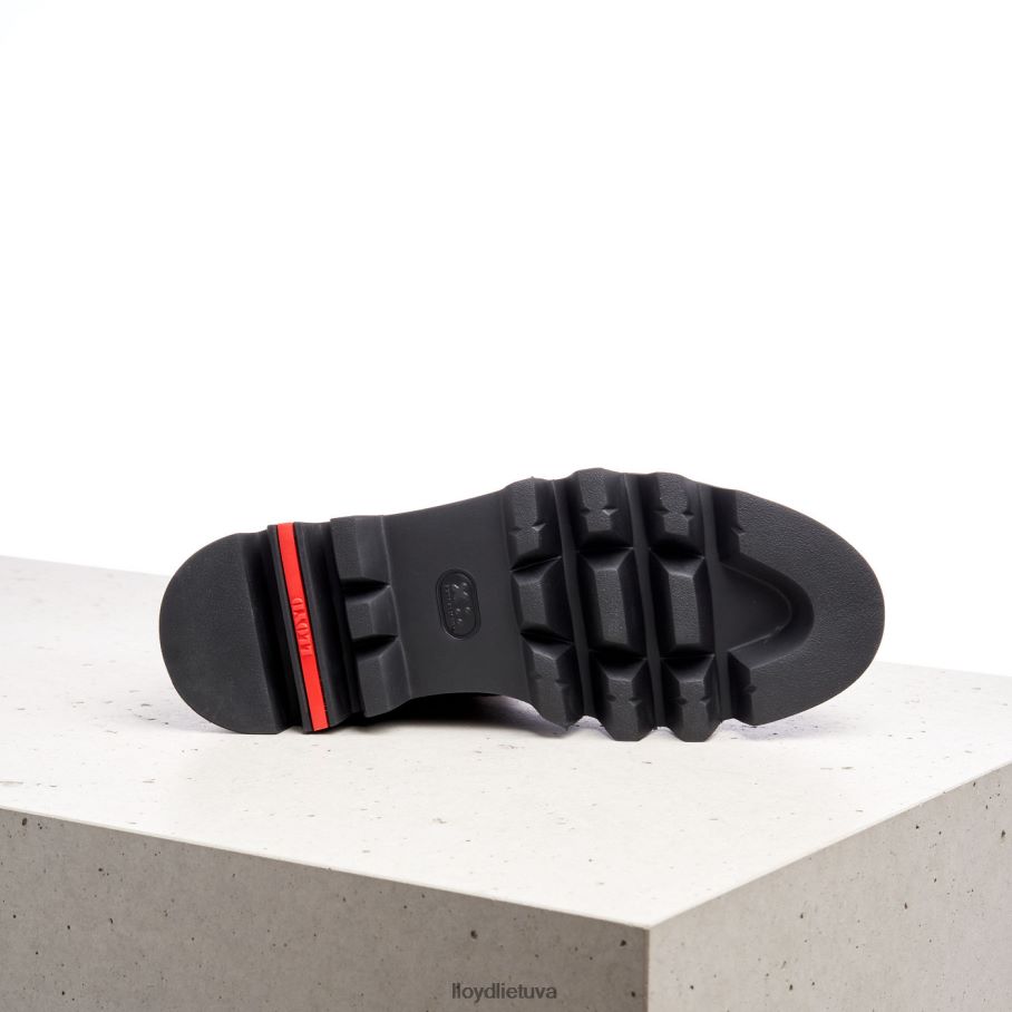 LLOYD lengvi odiniai kulkšnies batai moterys avalynė rudas VF40PZ948