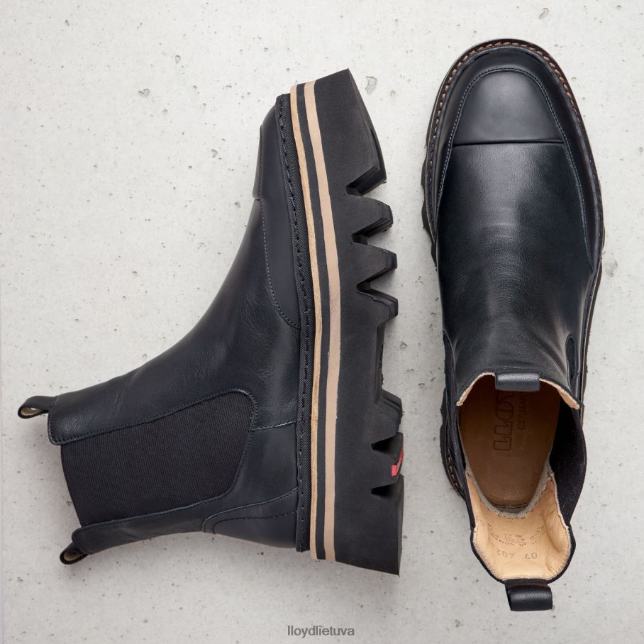 LLOYD lengvi slydimo batai padu moterys avalynė juodas VF40PZ942