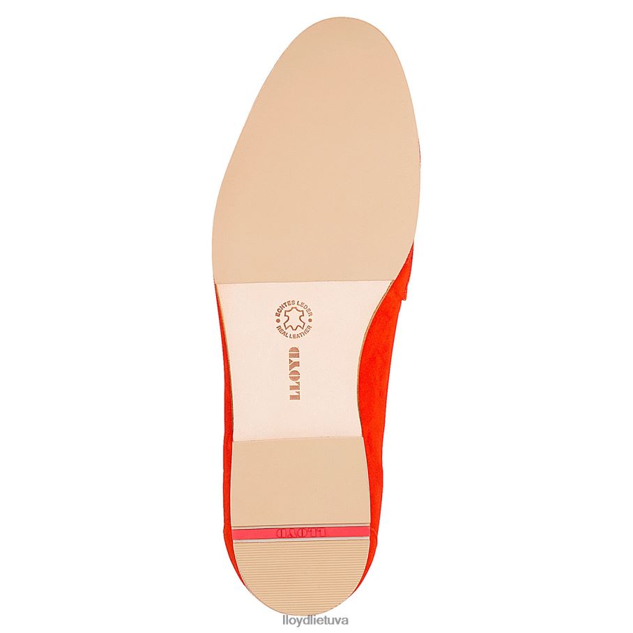LLOYD loafer šlepetė moterys avalynė raudona VF40PZ1083