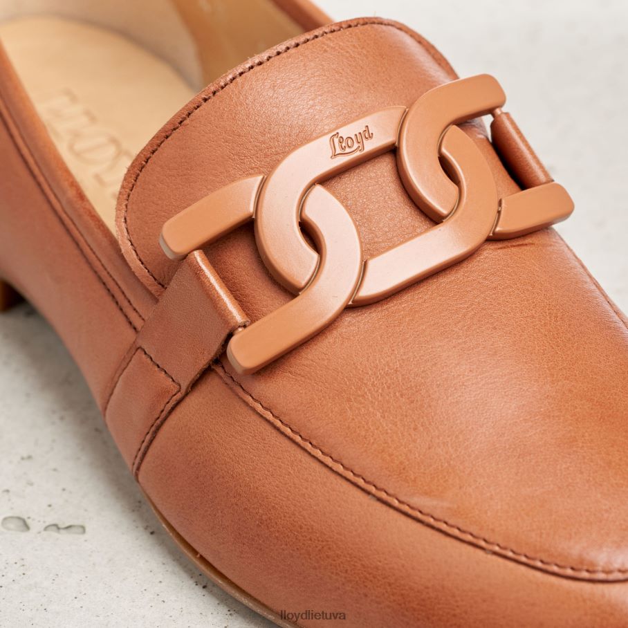 LLOYD loafer šlepetė moterys avalynė rudas VF40PZ1147
