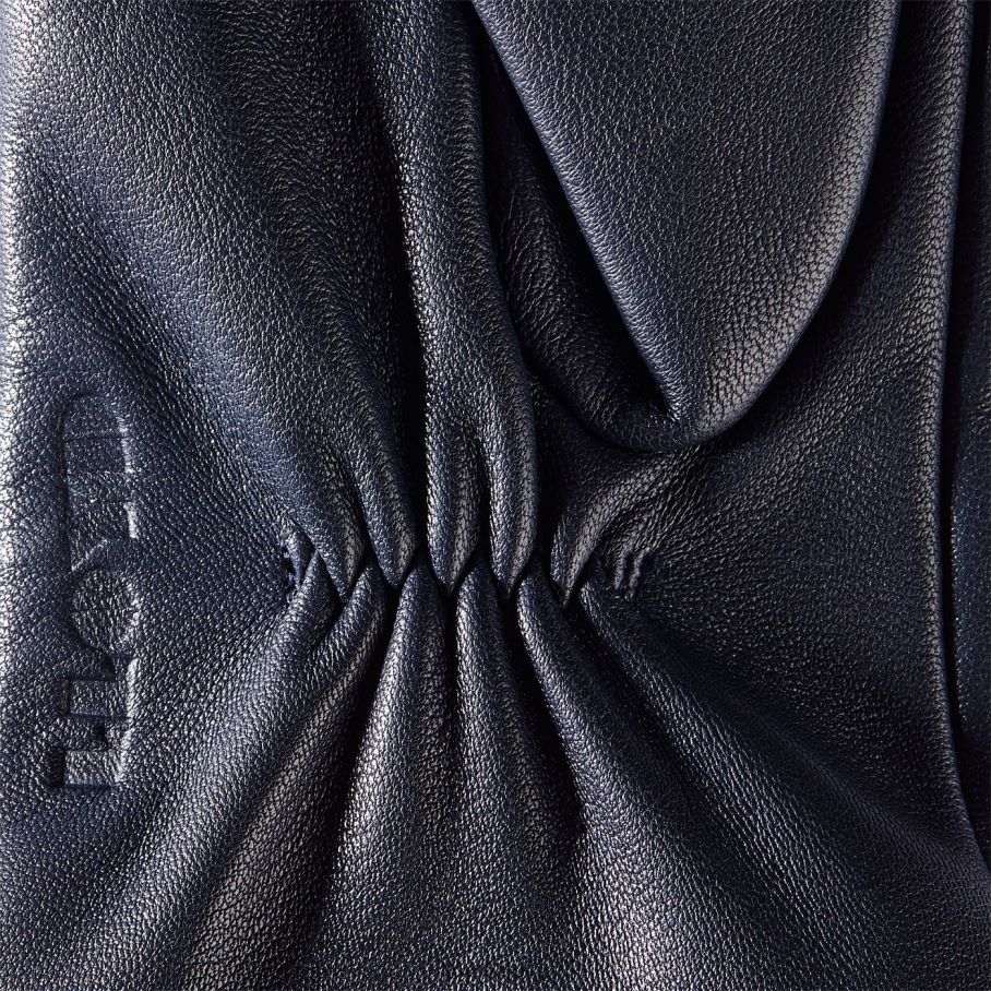 LLOYD lygios odinės pirštinės moterys priedai mėlyna VF40PZ1314