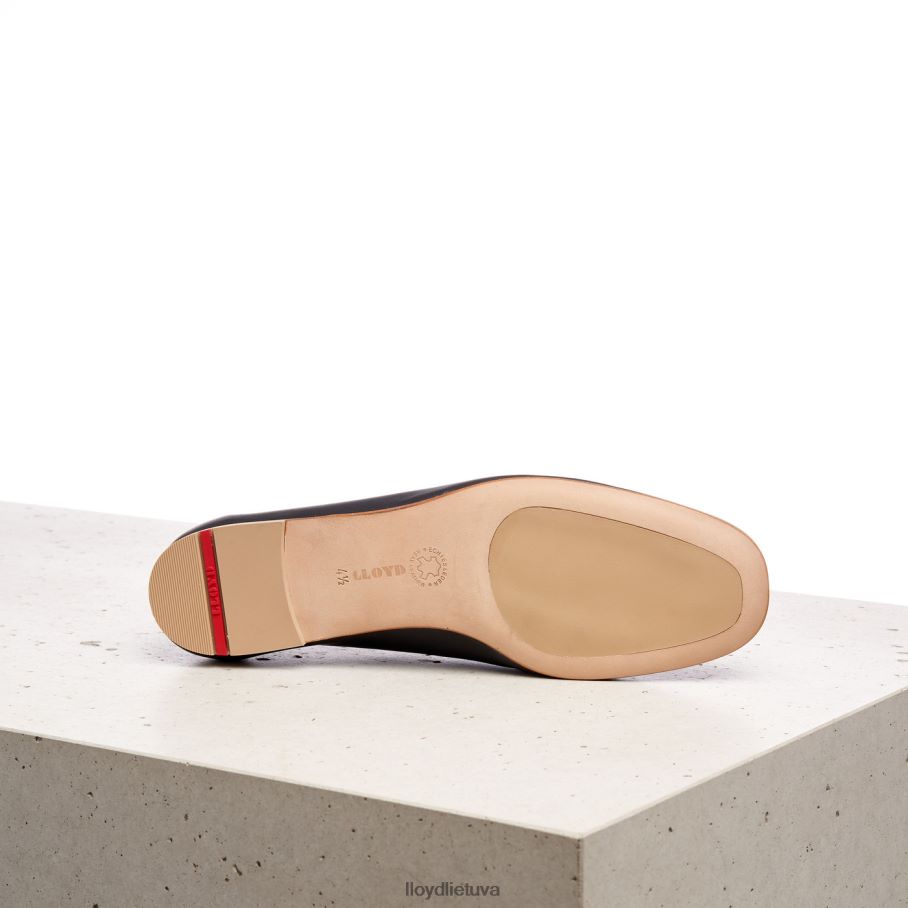 LLOYD lygios odos balerina moterys avalynė juodas VF40PZ1257