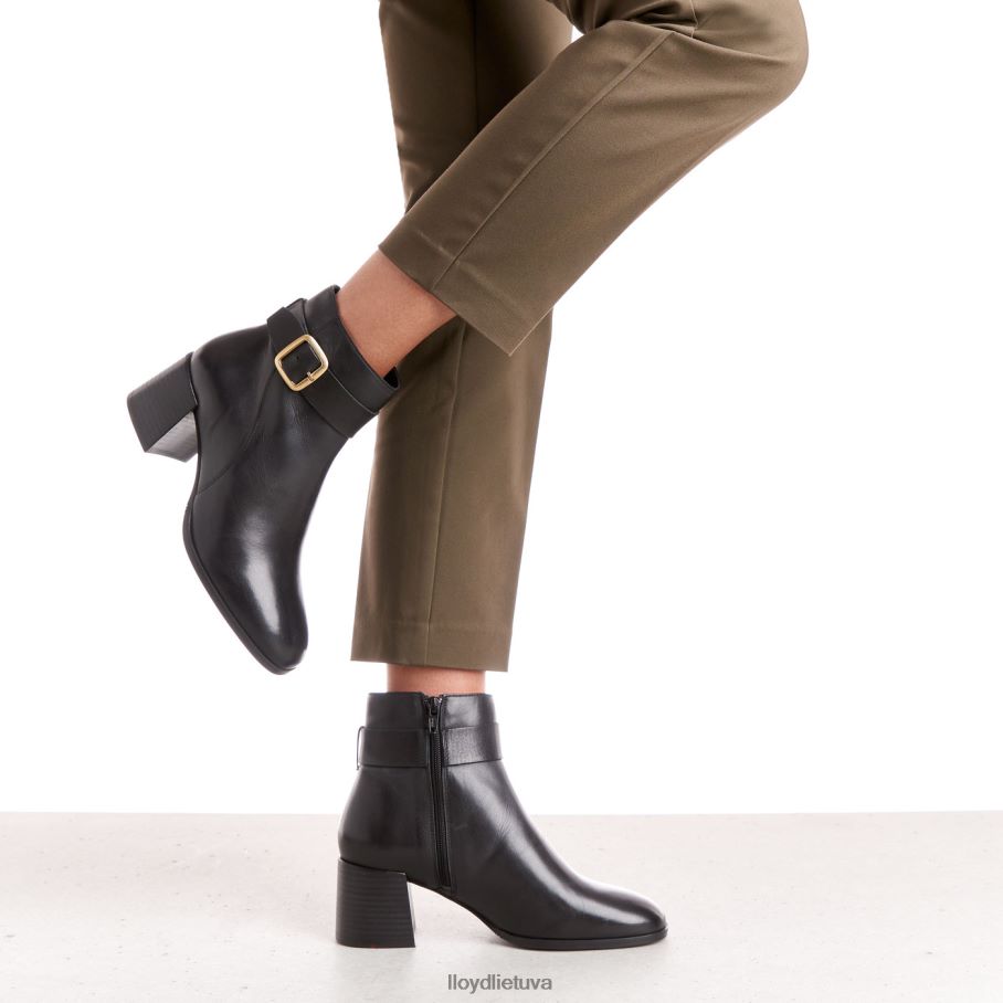 LLOYD lygios odos kulkšnies batai moterys avalynė juodas VF40PZ978