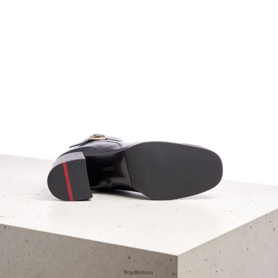 LLOYD lygios odos kulkšnies batai moterys avalynė juodas VF40PZ978