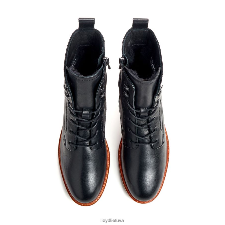 LLOYD lygios odos kulkšnies batai moterys avalynė juodas VF40PZ979