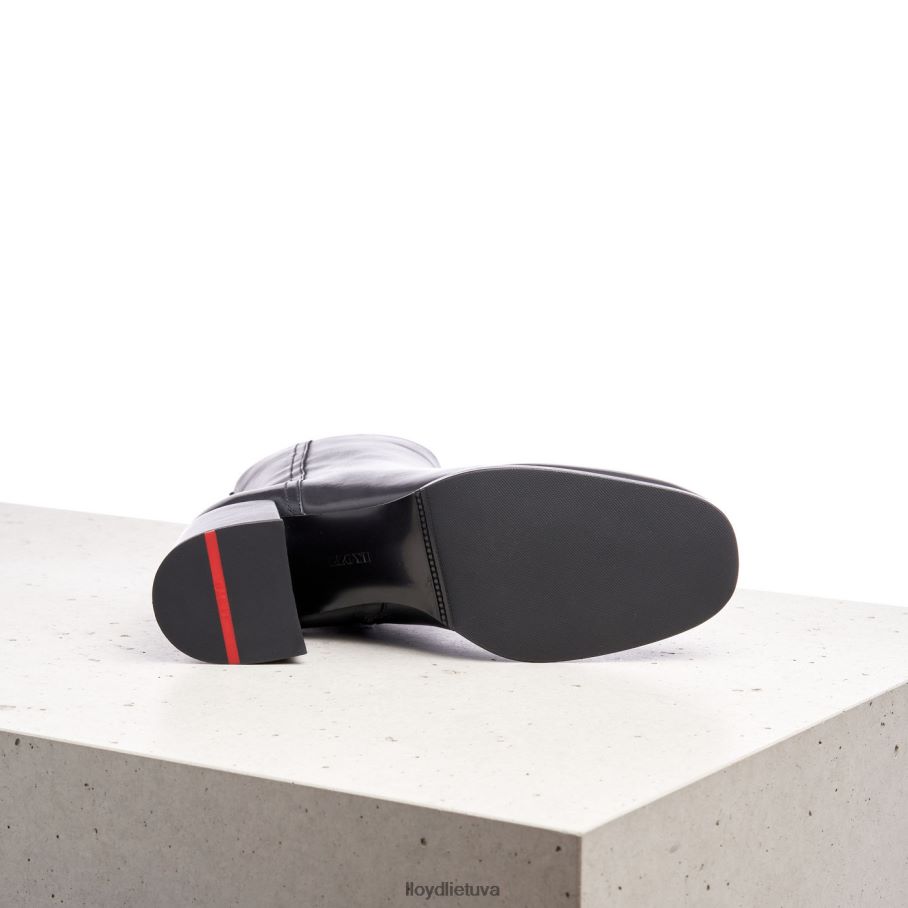 LLOYD lygios odos kulkšnies batai moterys avalynė juodas VF40PZ984