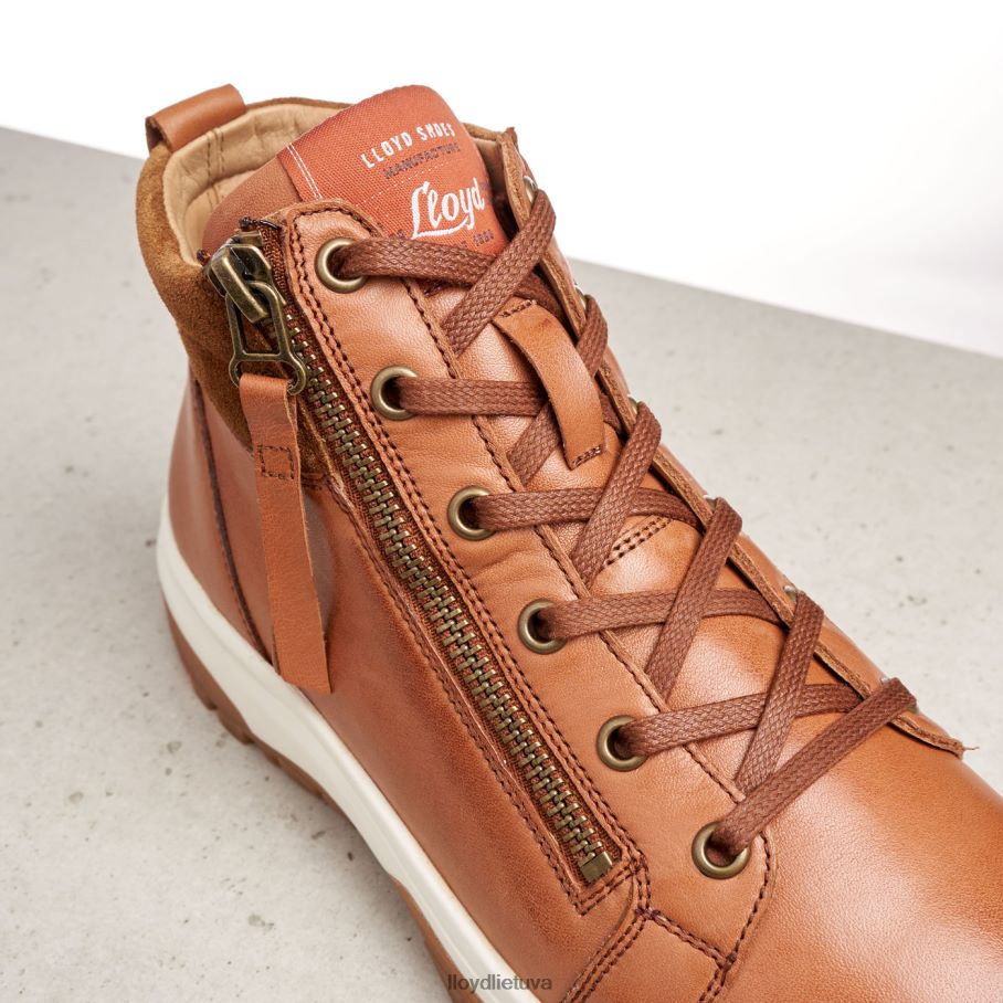 LLOYD lygios odos kulkšnies batai moterys avalynė rudas VF40PZ866