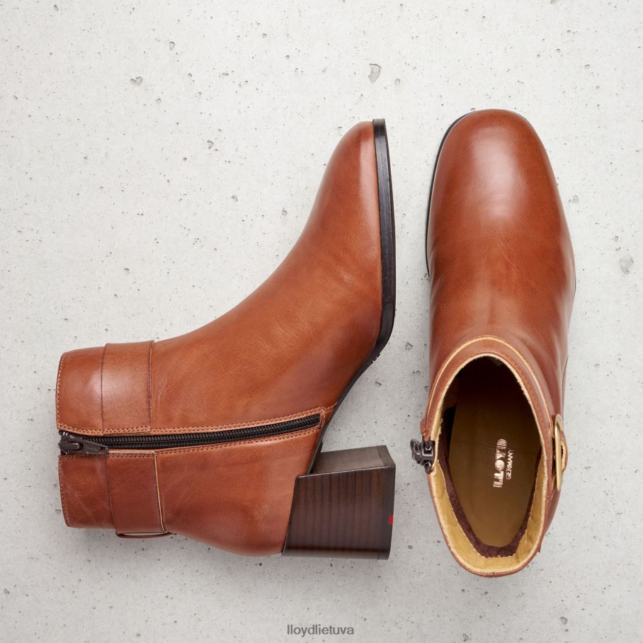 LLOYD lygios odos kulkšnies batai moterys avalynė rudas VF40PZ968