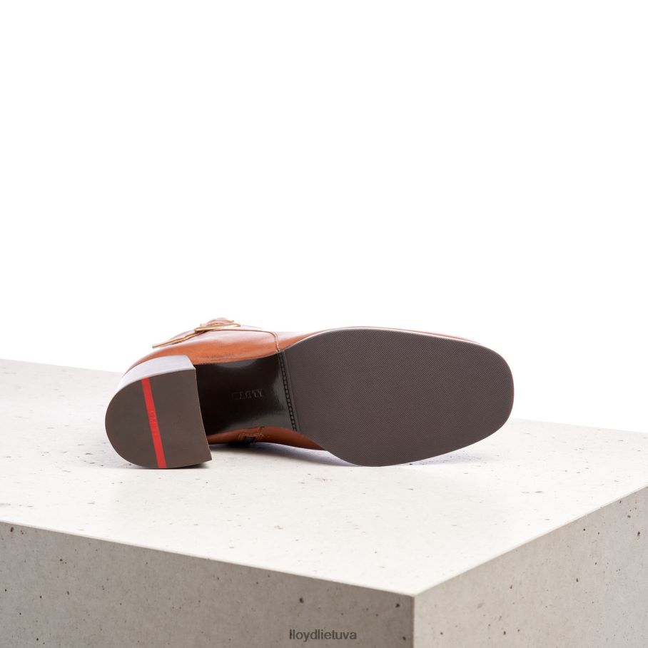 LLOYD lygios odos kulkšnies batai moterys avalynė rudas VF40PZ968