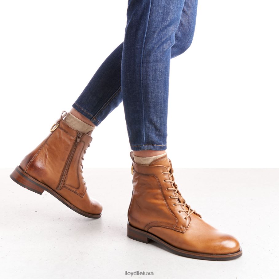 LLOYD lygios odos kulkšnies batai moterys avalynė rudas VF40PZ982