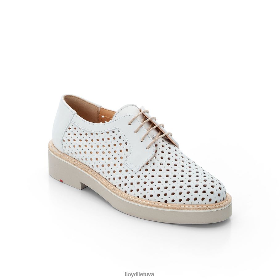 LLOYD lygios odos nėrinių pusbačiai moterys avalynė baltas VF40PZ1184