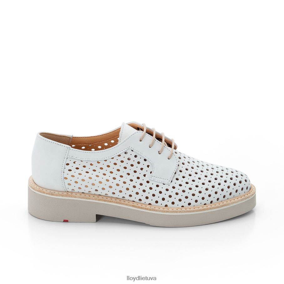 LLOYD lygios odos nėrinių pusbačiai moterys avalynė baltas VF40PZ1184