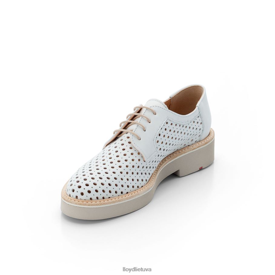 LLOYD lygios odos nėrinių pusbačiai moterys avalynė baltas VF40PZ1184