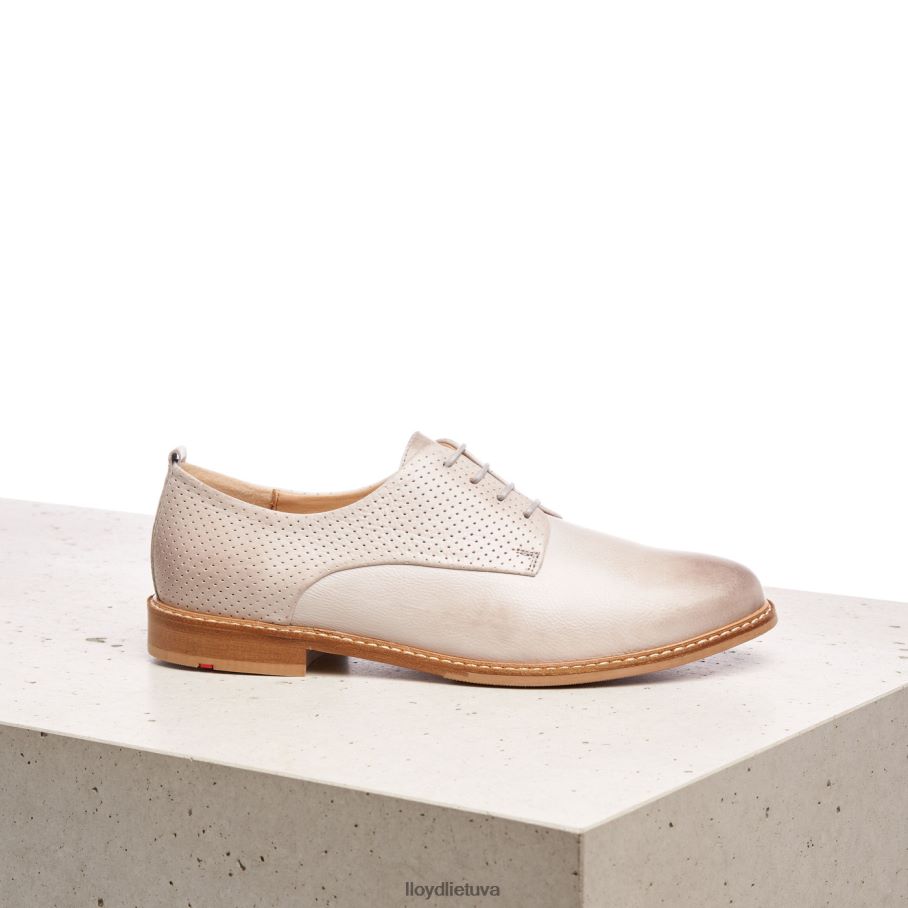 LLOYD lygios odos nėrinių pusbačiai moterys avalynė pilka VF40PZ1190