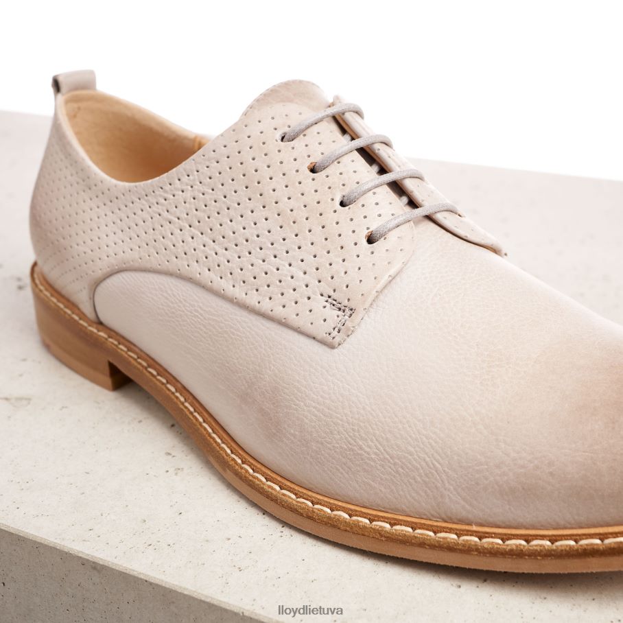 LLOYD lygios odos nėrinių pusbačiai moterys avalynė pilka VF40PZ1190