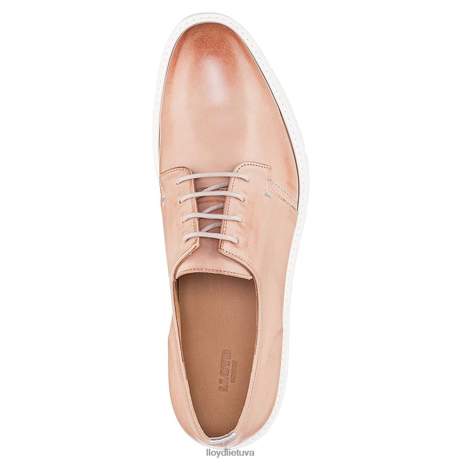 LLOYD lygios odos nėrinių pusbačiai moterys avalynė smėlio spalvos VF40PZ1180