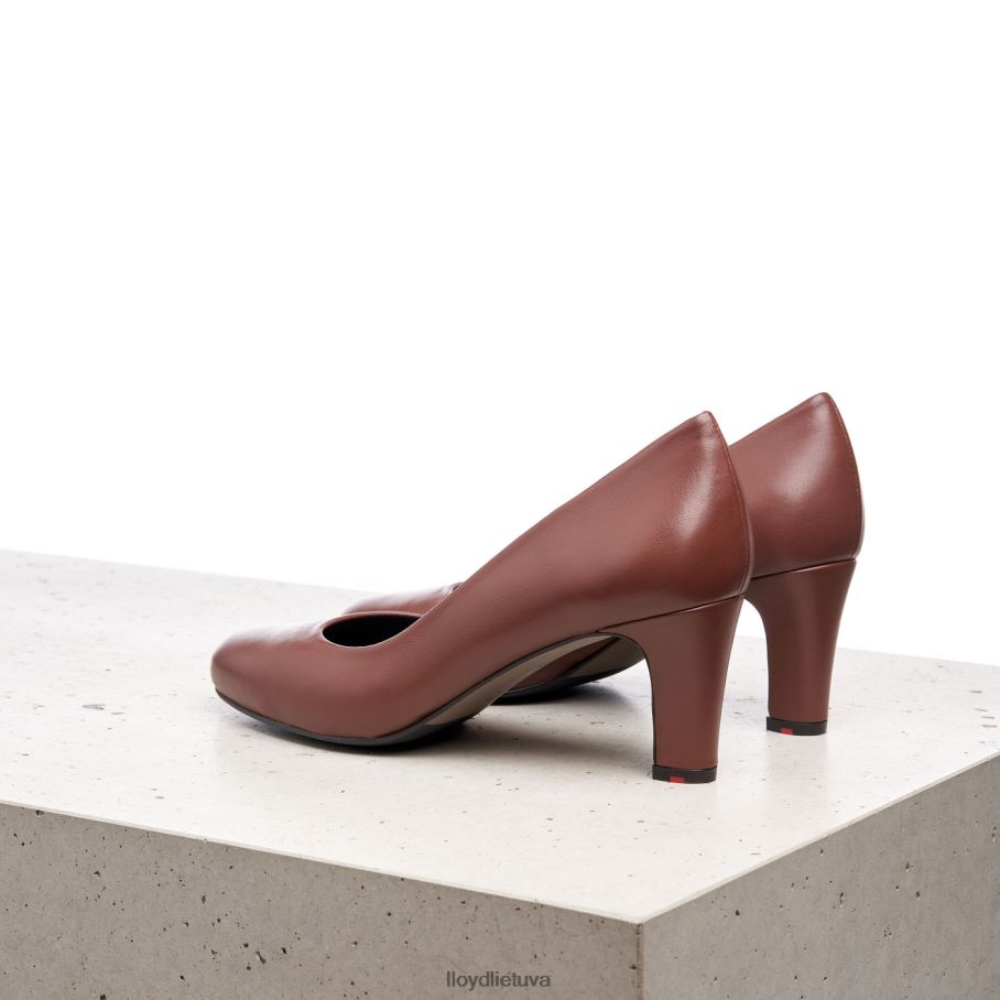 LLOYD lygios odos pompos moterys avalynė rudas VF40PZ1050