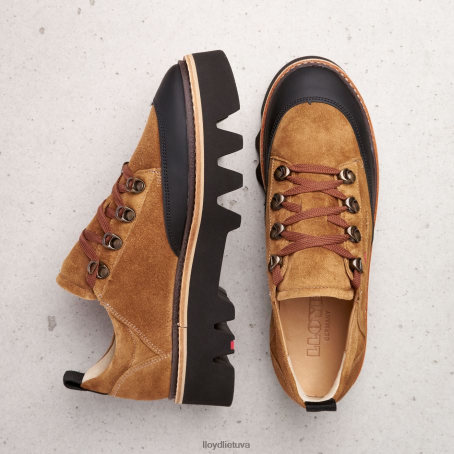 LLOYD lygios odos sportbačiai moterys avalynė rudas VF40PZ1176