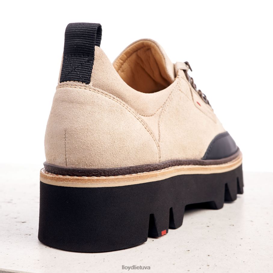 LLOYD lygios odos sportbačiai moterys avalynė smėlio spalvos VF40PZ1177