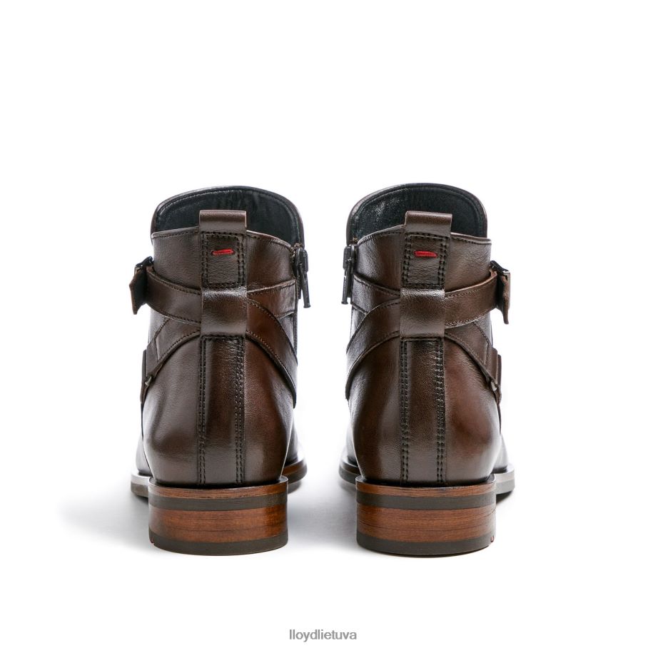 LLOYD madingi odiniai kulkšnies batai moterys avalynė rudas VF40PZ899