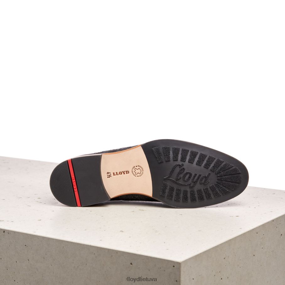 LLOYD nėriniuoti lygios odos pusbačiai moterys avalynė juodas VF40PZ1076
