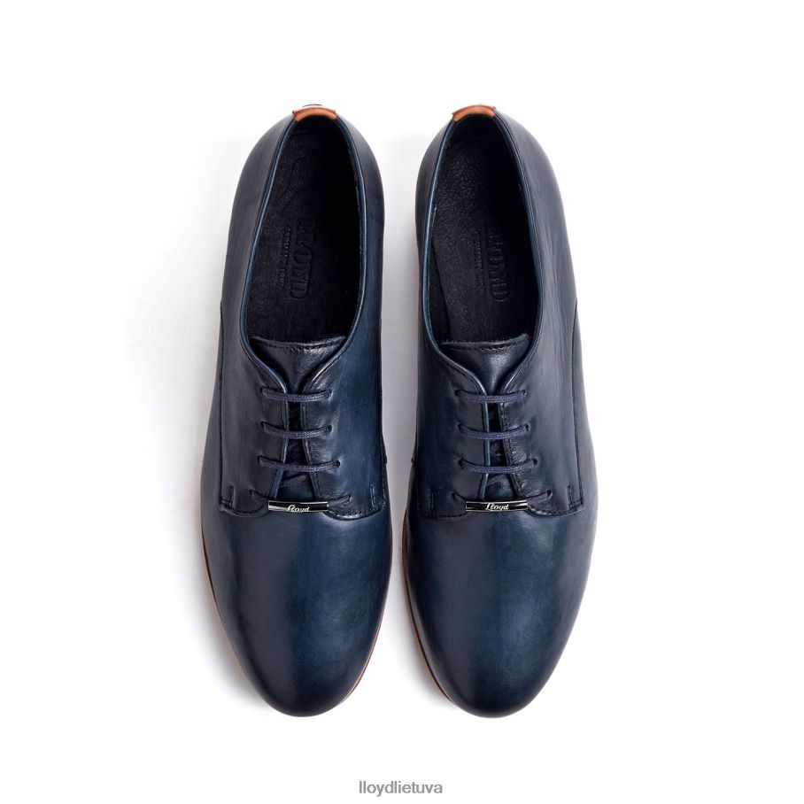 LLOYD nėriniuoti lygios odos pusbačiai moterys avalynė mėlyna VF40PZ1066