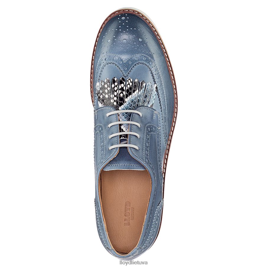 LLOYD nėriniuoti lygios odos pusbačiai moterys avalynė mėlyna VF40PZ1189