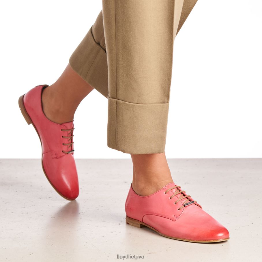 LLOYD nėriniuoti lygios odos pusbačiai moterys avalynė rožinis VF40PZ1093