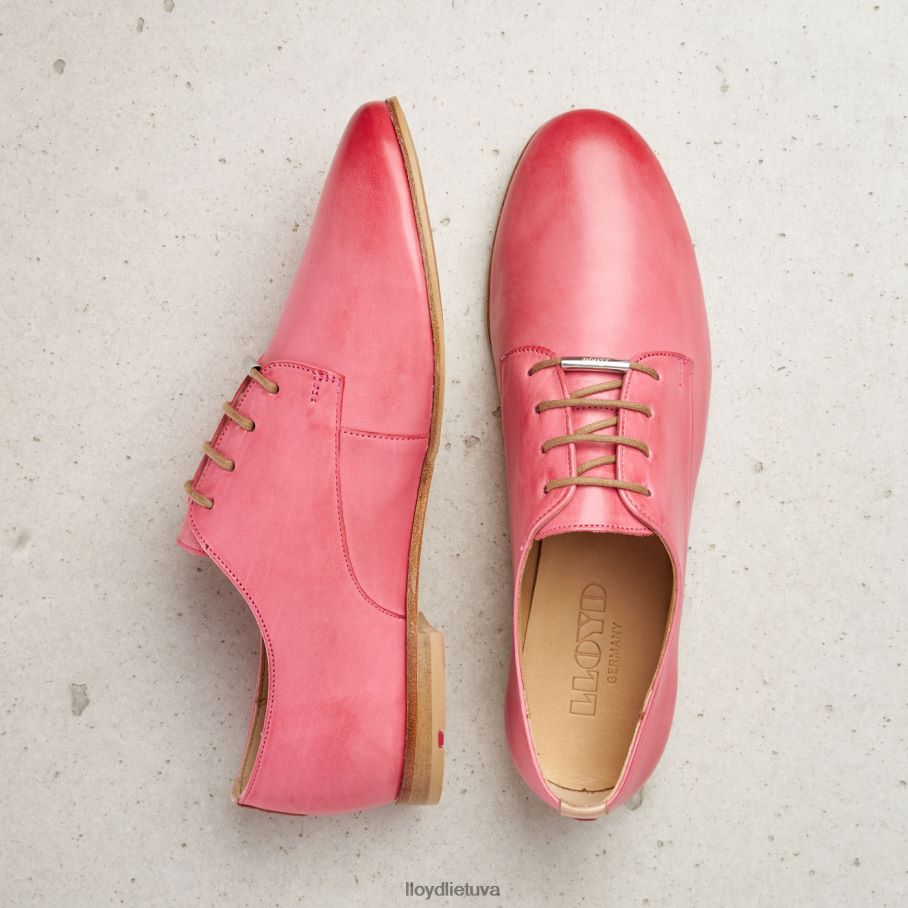 LLOYD nėriniuoti lygios odos pusbačiai moterys avalynė rožinis VF40PZ1093