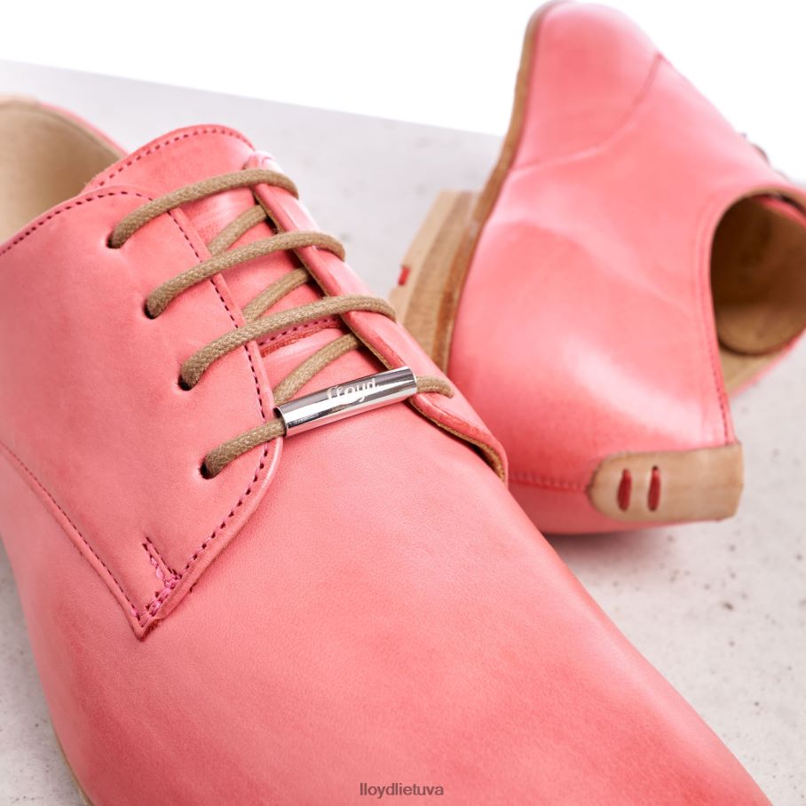LLOYD nėriniuoti lygios odos pusbačiai moterys avalynė rožinis VF40PZ1093