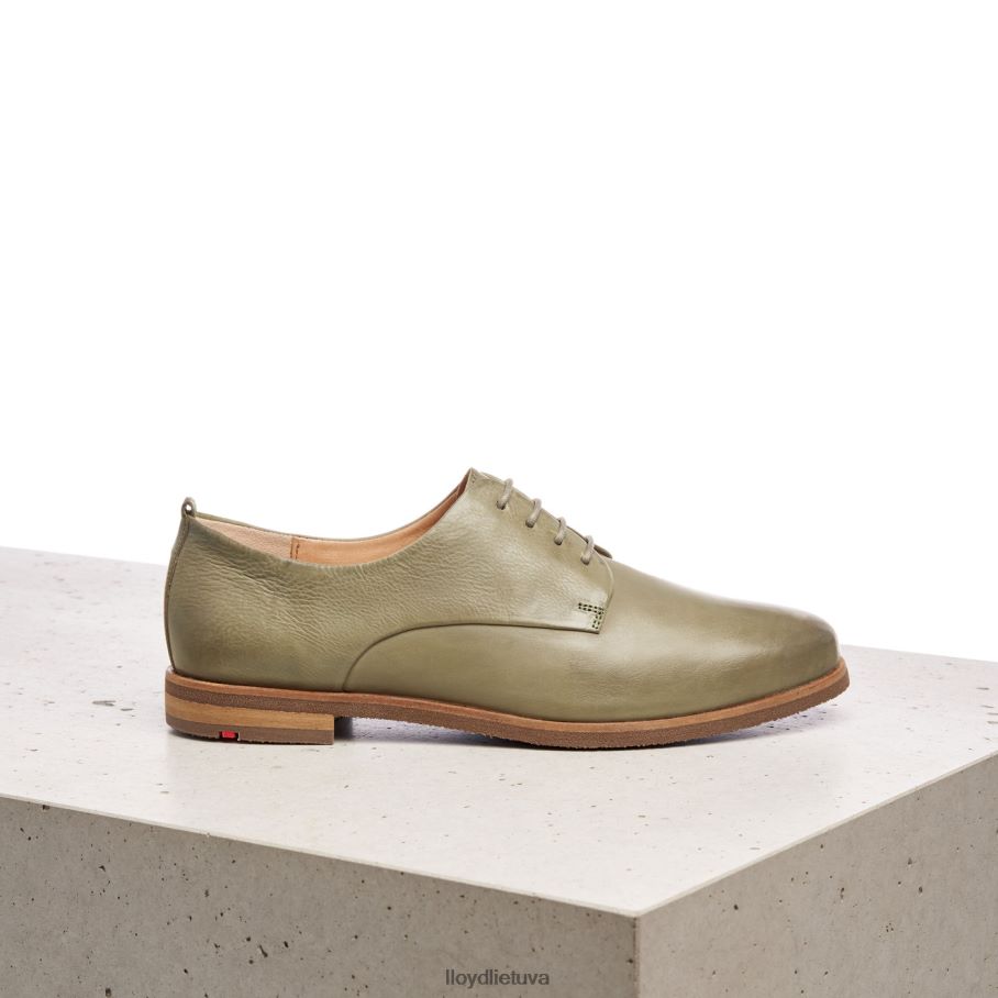 LLOYD nėriniuoti lygios odos pusbačiai moterys avalynė žalias VF40PZ1098